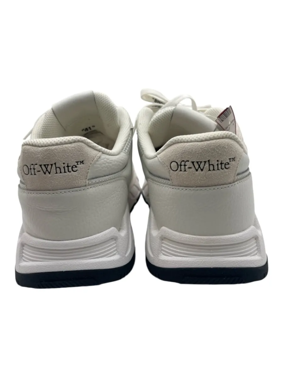 Off White Shoe Size 41 White & Beige Leather Synthetic Laces Chunky Sneakers