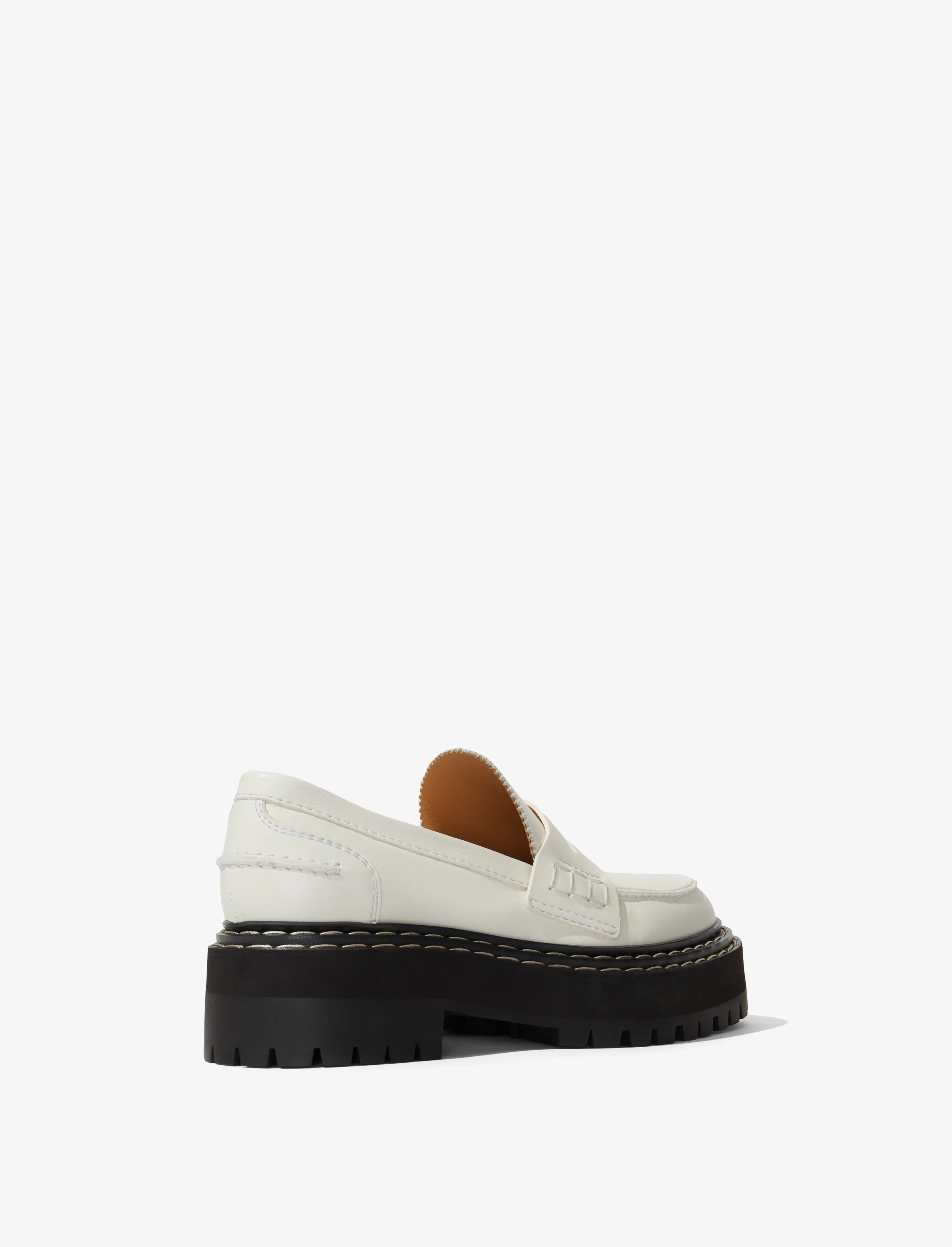 Proenza Schouler Lug Sole Platform Loafers - Natural