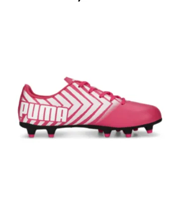 Puma Junior Tacto II FG - Glowing Pink/Puma White