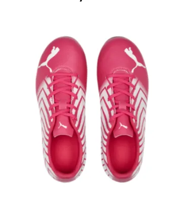 Puma Junior Tacto II FG - Glowing Pink/Puma White