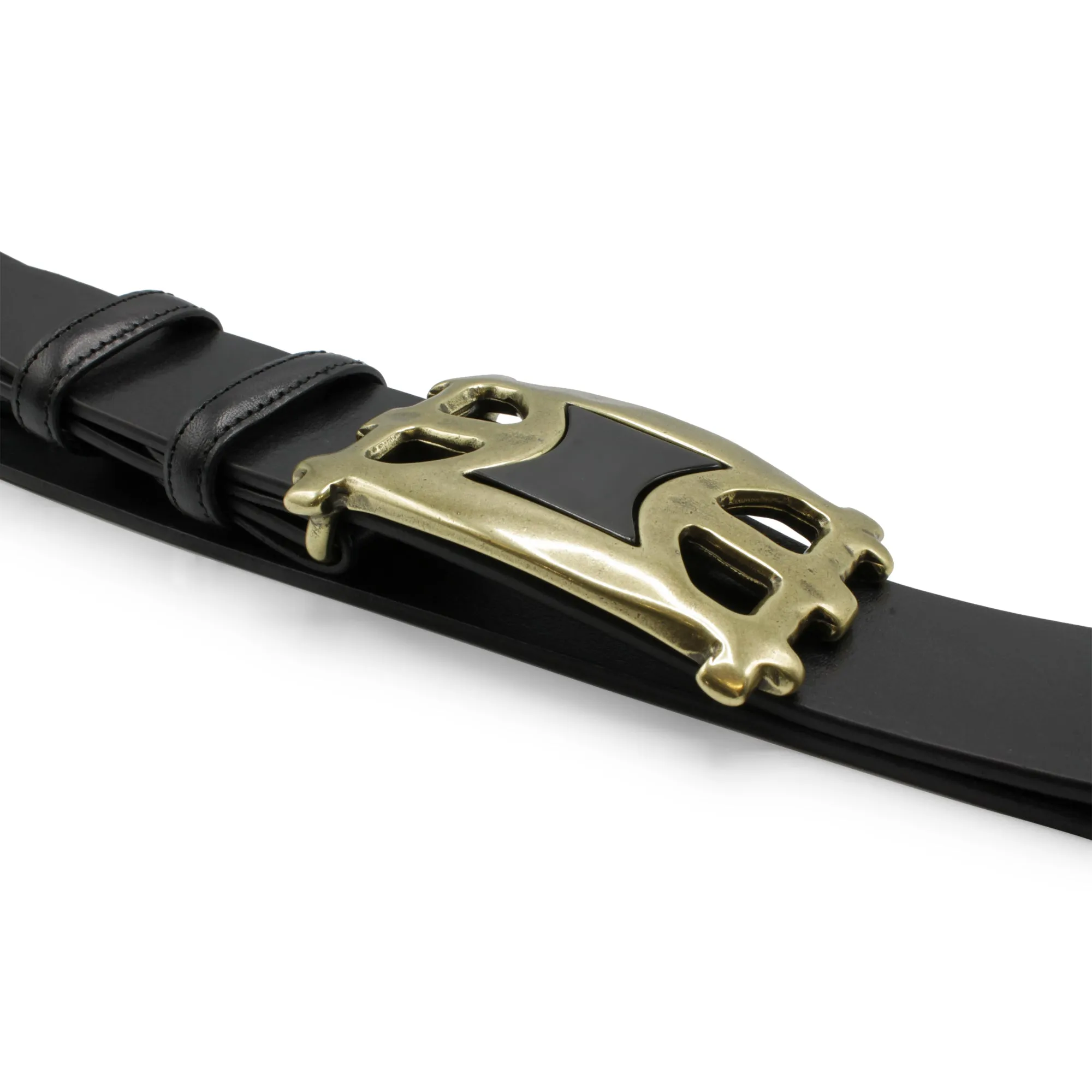 Sculptural Horn Insert Buckle 40mm