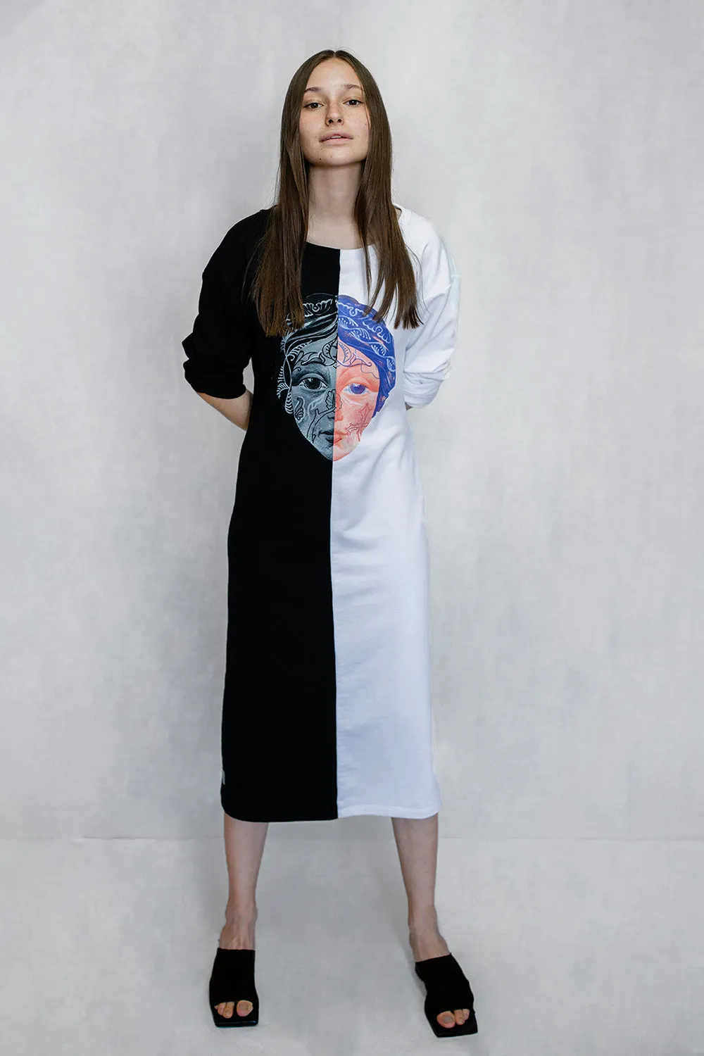 Shabeeg Cilicia Black&White Dress