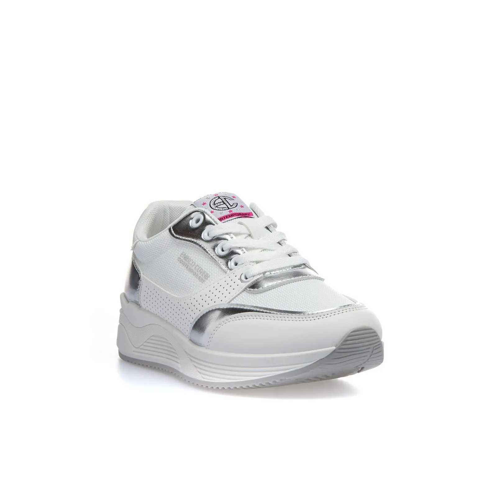 Sneakers bianche con suola chunky