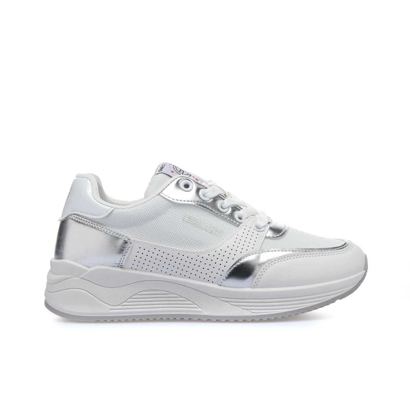 Sneakers bianche con suola chunky