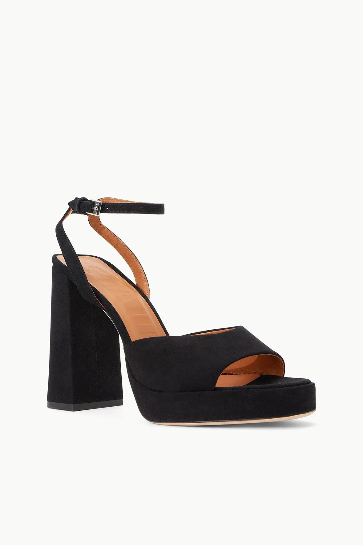 SOLANGE PLATFORM | BLACK SUEDE