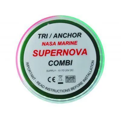 Supernova Combi LED Tri Colour & Anchor Mast Light