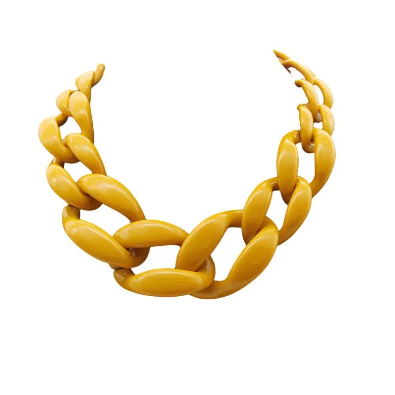 TEEK - Big Beauty Acrylic Chunky Chain Necklace
