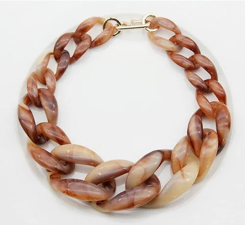 TEEK - Big Beauty Acrylic Chunky Chain Necklace