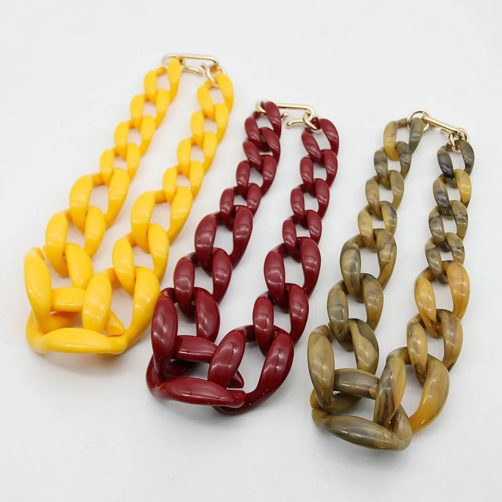 TEEK - Big Beauty Acrylic Chunky Chain Necklace