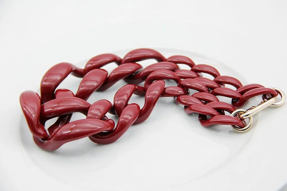 TEEK - Big Beauty Acrylic Chunky Chain Necklace