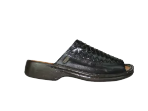 TEGO Black Push In Sandal