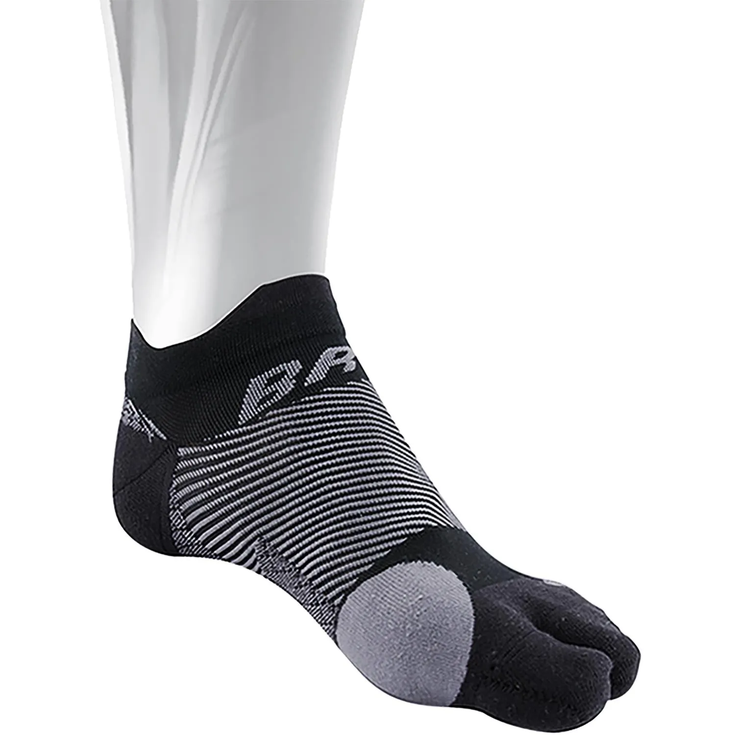 Unisex OS1st BR4 Bunion Relief Socks Pair Black