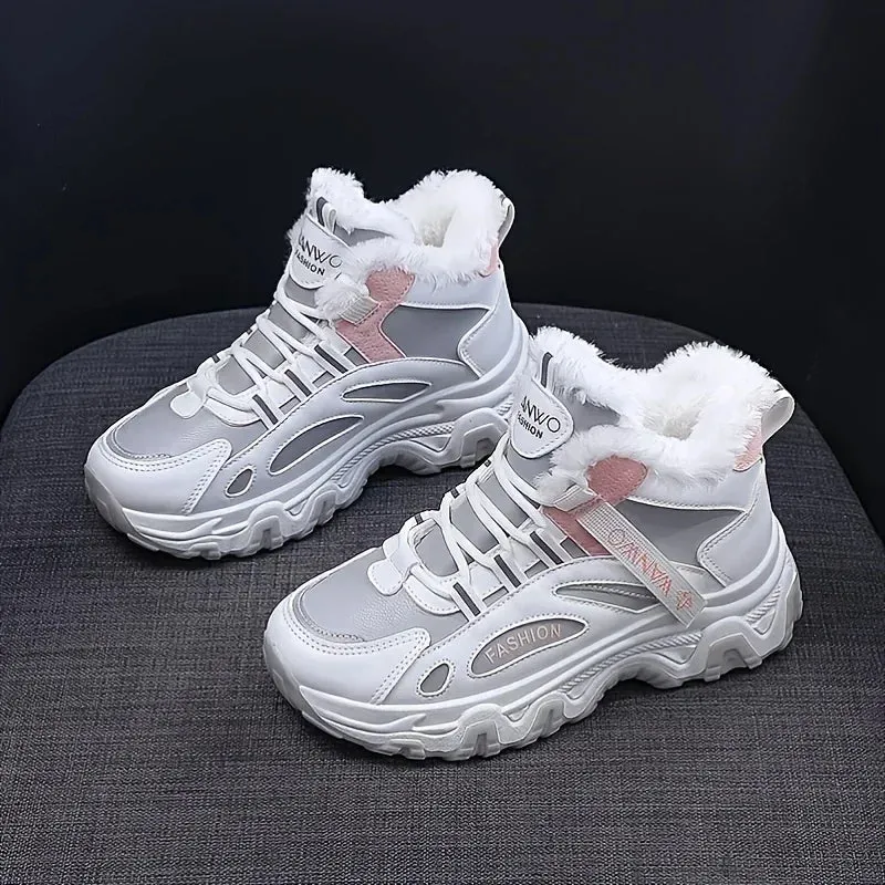 Winter Chunky Dad Platform Snow Boots for Women