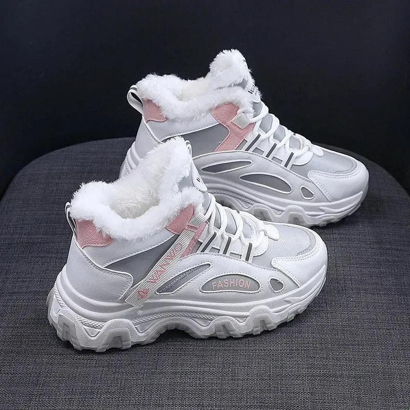 Winter Chunky Dad Platform Snow Boots for Women