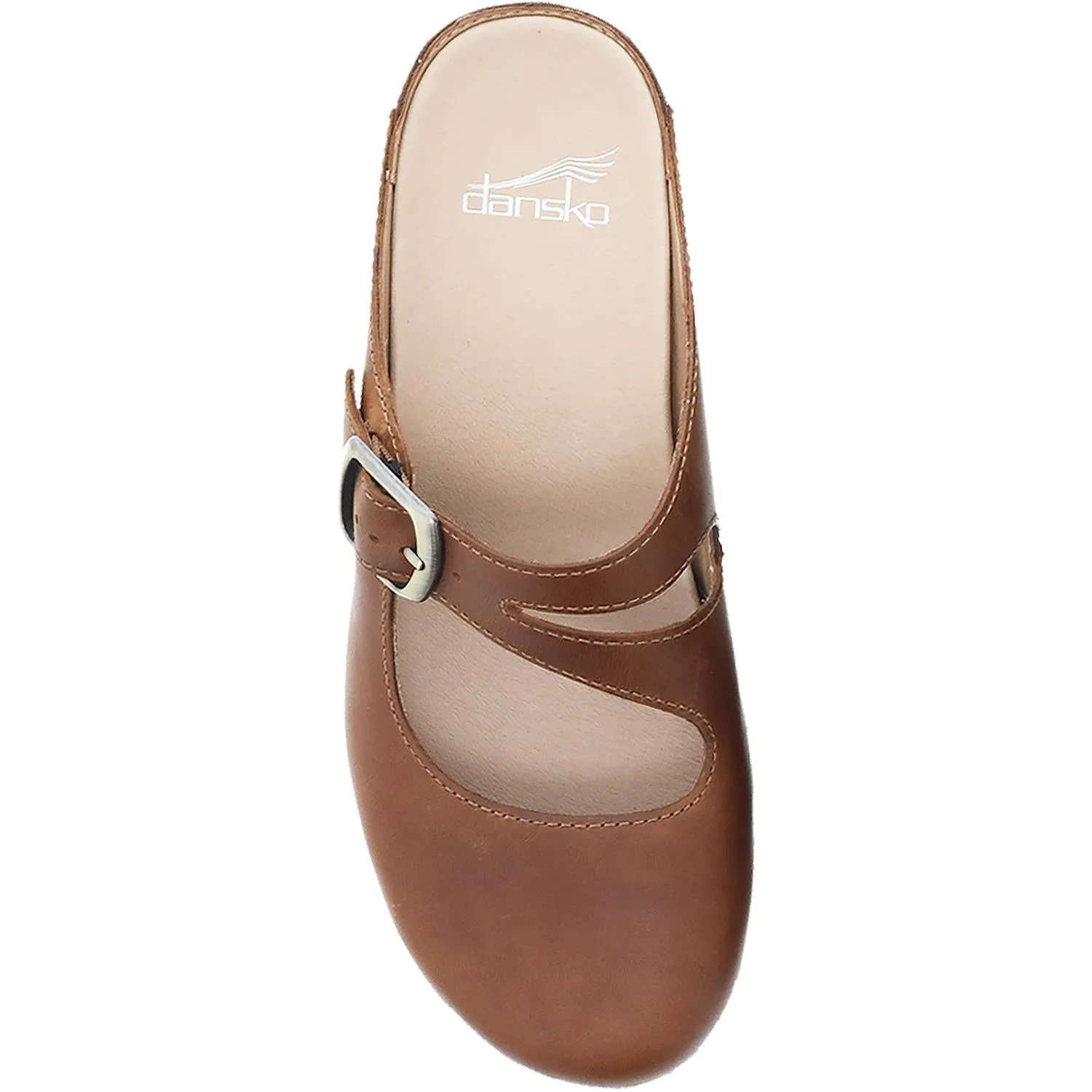 Women's Dansko Britney Tan Oiled Pull Up Leather