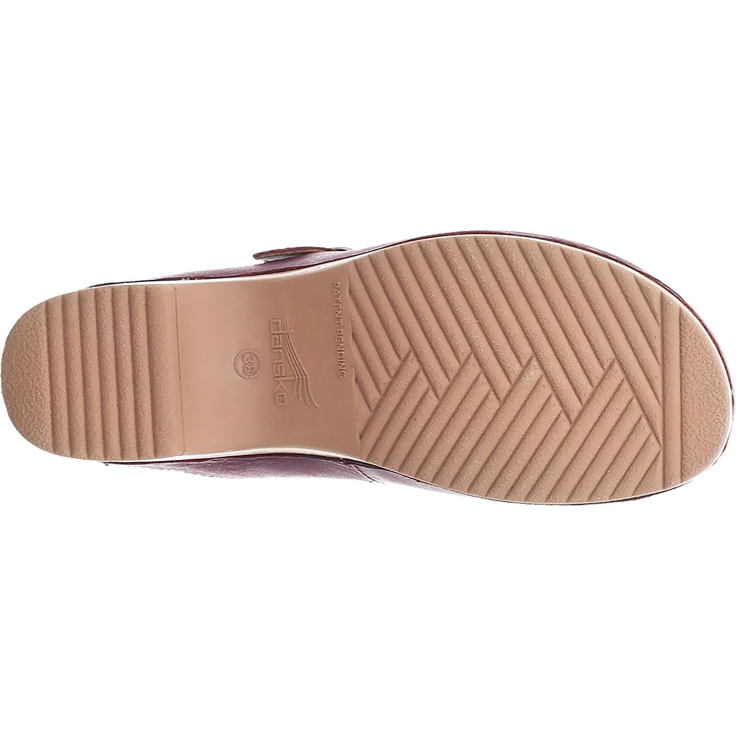 Women's Dansko Britney Wine Waxy Burnished Leather